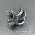 grey sparkle mink lashes 25mm glitter mink eyelashes